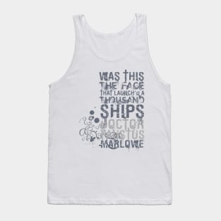 Marlowe Doctor Faustus Quote Tank Top